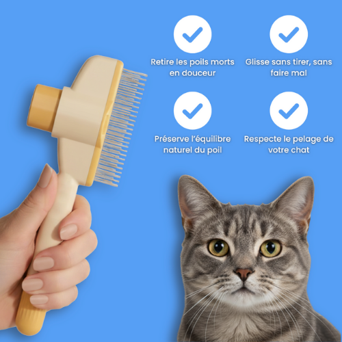 GentleBrush™ – De-Shedding Brush for Cats