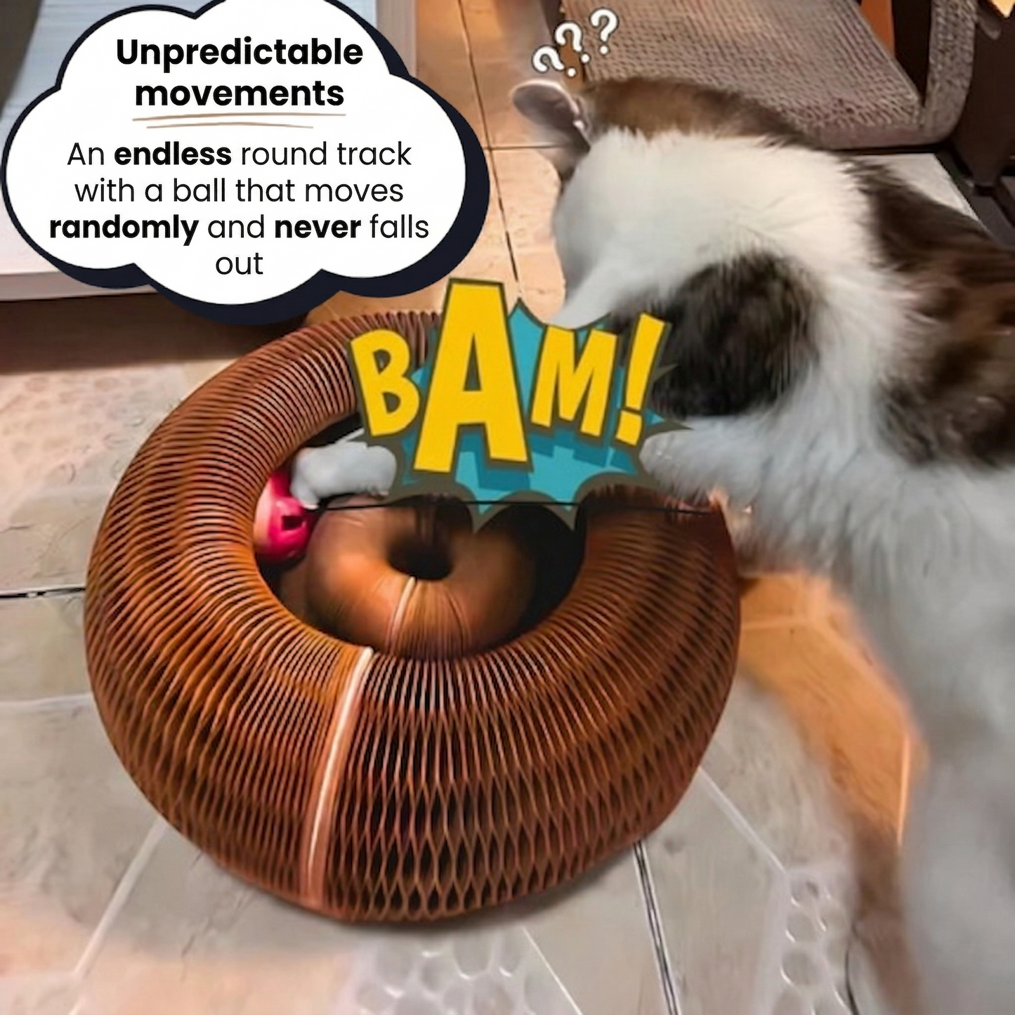 ZenScratch™ | Interactive Scratching Post for Cats