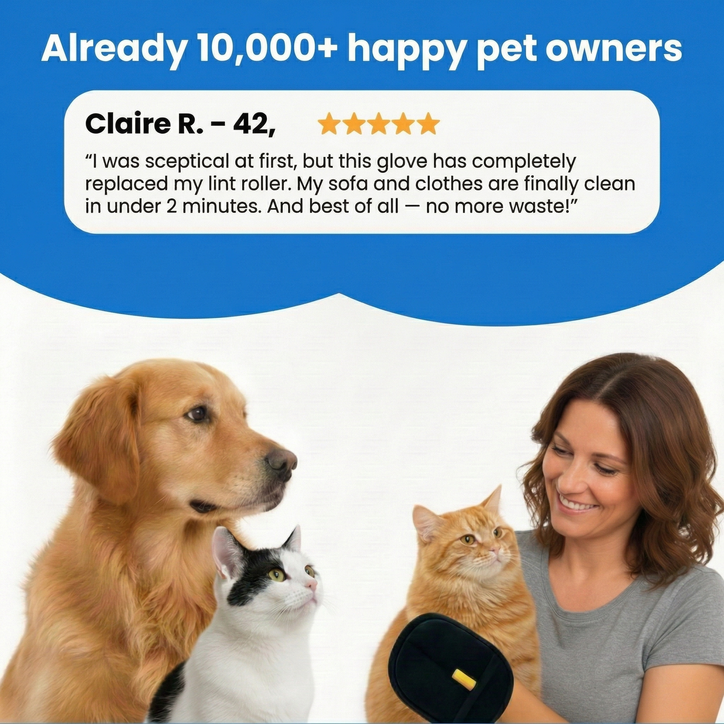 FurClean™ – Reusable & Eco-Friendly Cat Hair Removal Glove