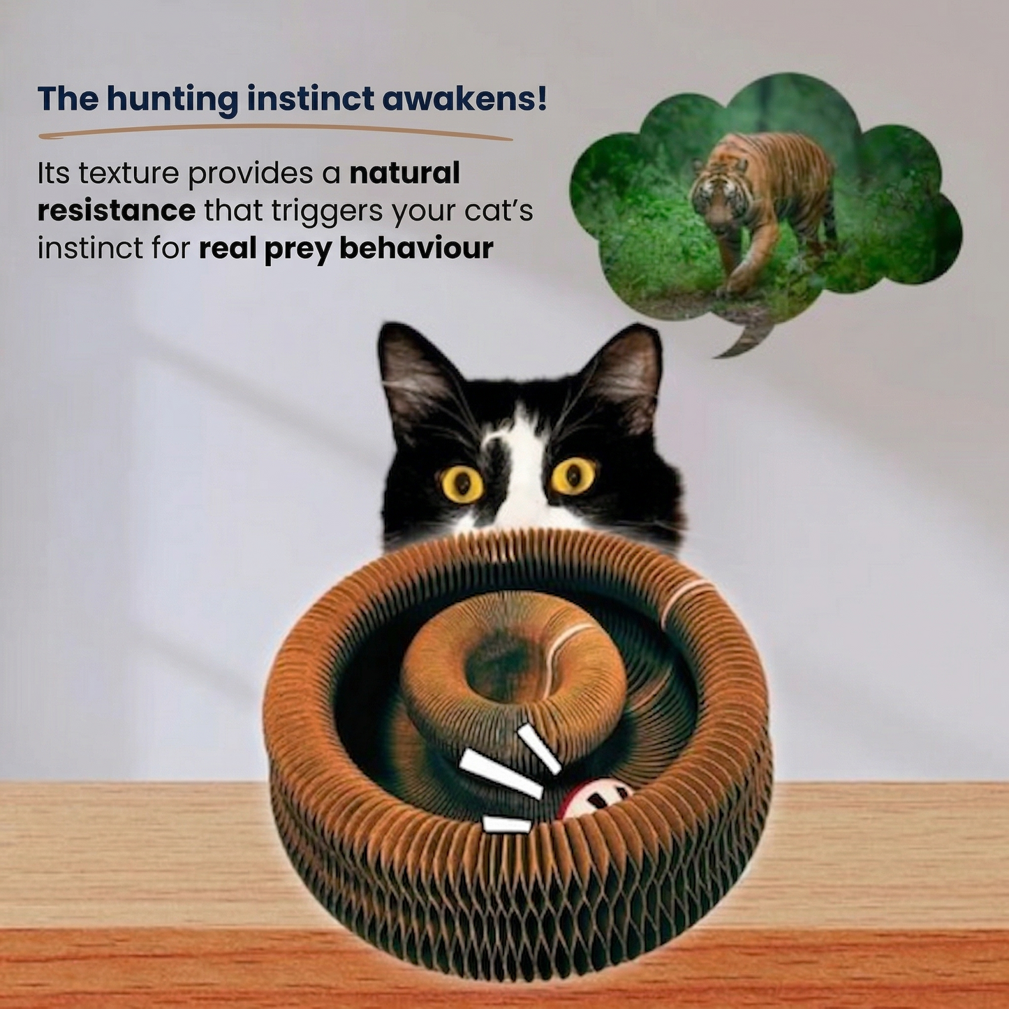 ZenScratch™ | Interactive Scratching Post for Cats
